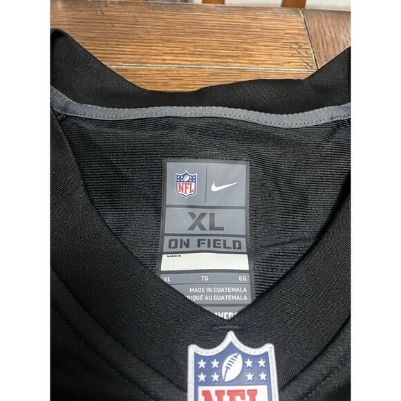 Men’s Nike Size XL Arizona Cardinals Black Blank On Field Jersey NWOT NFL - Picture 3 of 4